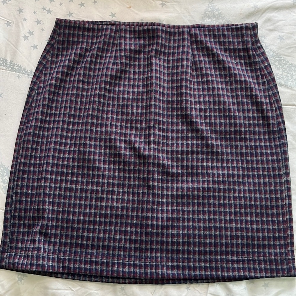 Plaid Mini Skirt
